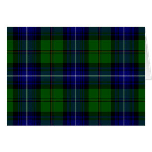 Urquhart tartan blue green plaid