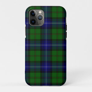 Urquhart tartan blue green plaid iPhone 11 pro case