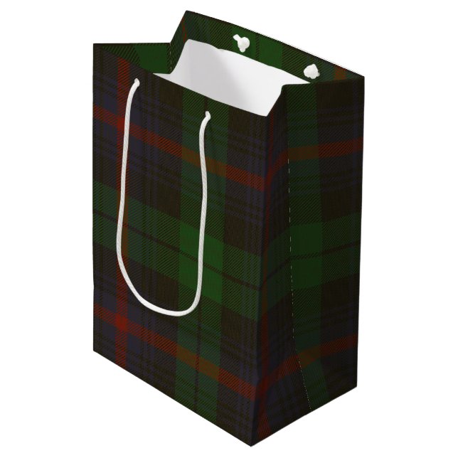 Urquhart Tartan Medium Gift Bag (Front Angled)