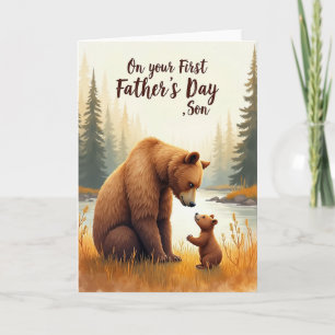 Ursine Fathers Day Scene Card