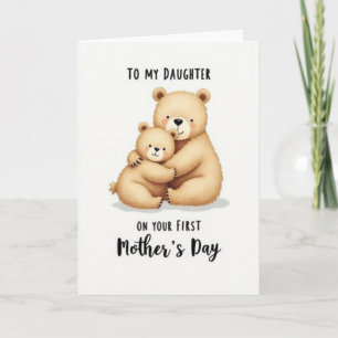 Ursine First Mothers Day Card