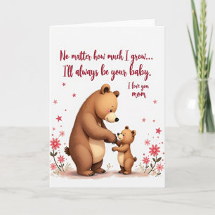 Ursine Moms Love Art Card