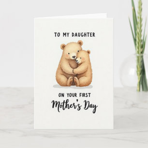 Ursine Mothers Day Hugs Card