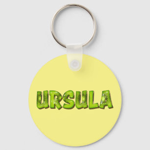 Ursula Name Kiwi Design Key Ring