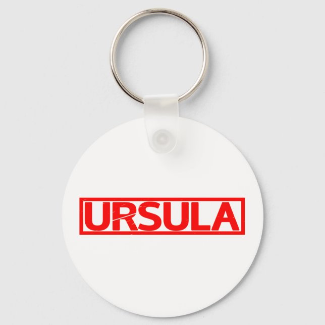 Ursula Stamp Key Ring (Front)