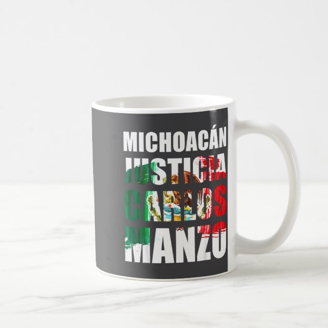 Uruapan Michoacán México, Carlos Manzo, Mexicans M Coffee Mug (Right)