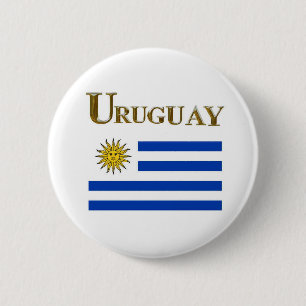 URUGUAY 6 CM ROUND BADGE