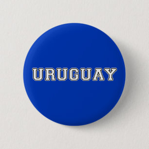 Uruguay 6 Cm Round Badge
