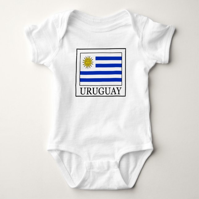 Uruguay Baby Bodysuit (Front)