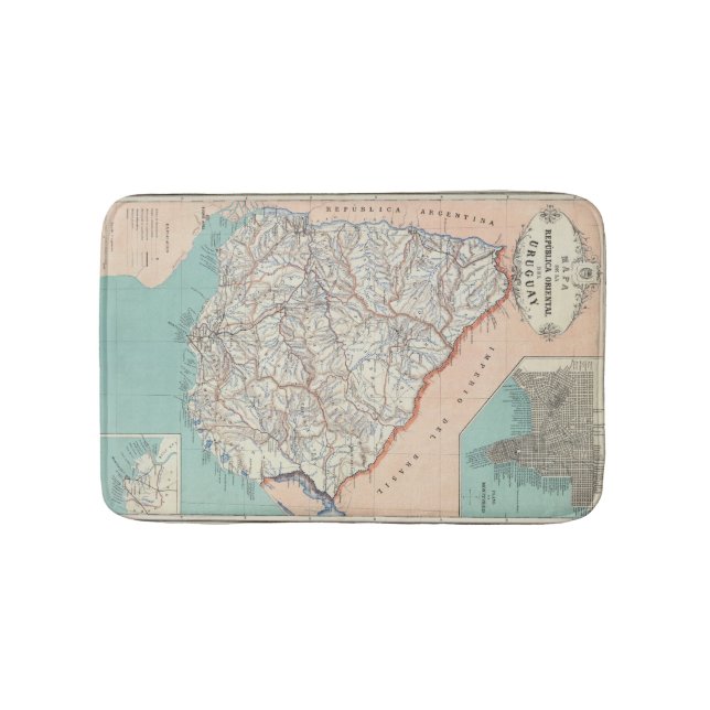 Uruguay Bath Mat (Front)