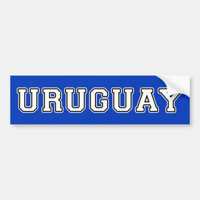 Uruguay Bumper Sticker (Front)
