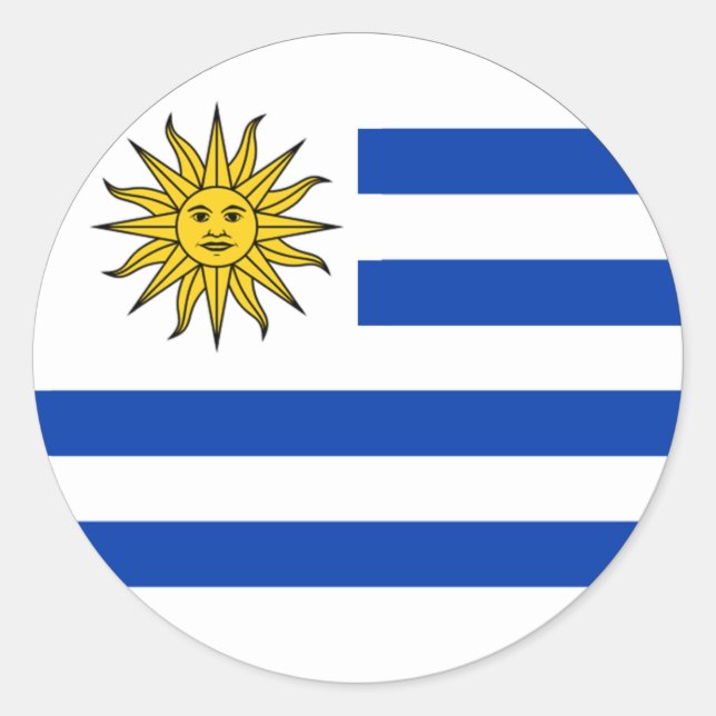 Uruguay Euro Sticker (Front)