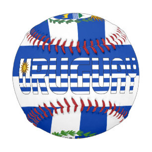 Uruguay Flag and Coat of Arms Patriotic Baseball