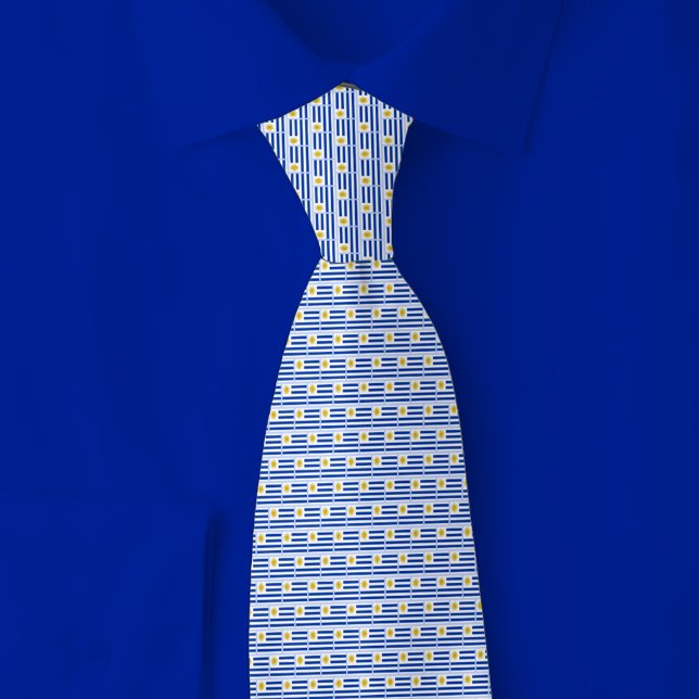 Uruguay Flag Brick Pattern Tie (Creator Uploaded)
