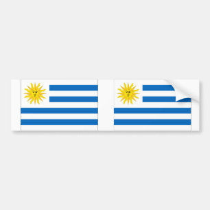 Uruguay Flag Bumper Sticker