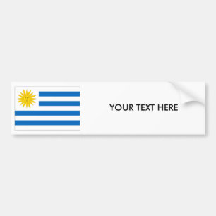 URUGUAY FLAG Bumper Sticker