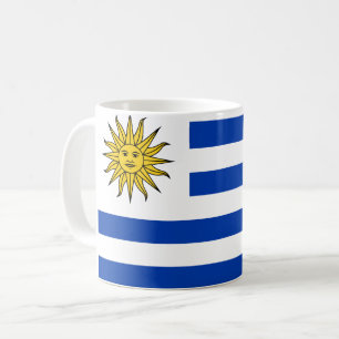 Uruguay flag coffee mug
