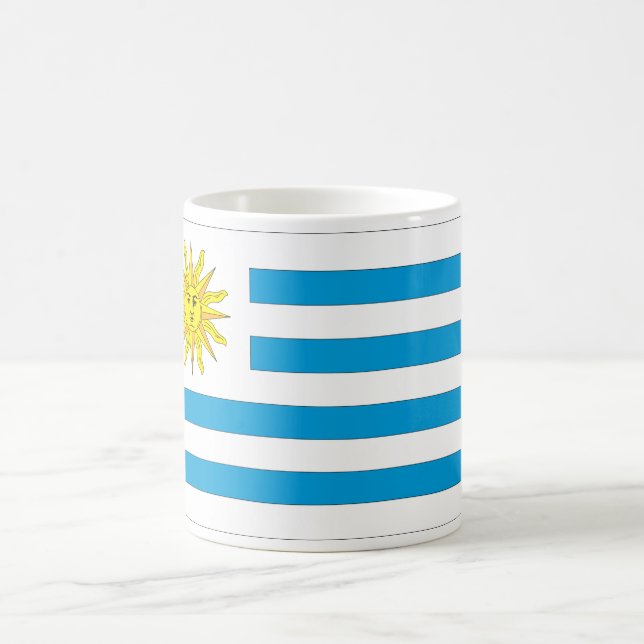 Uruguay Flag Coffee Mug (Center)
