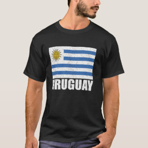 Uruguay Flag Grunge Vintage Souvenir Uruguay T-Shirt