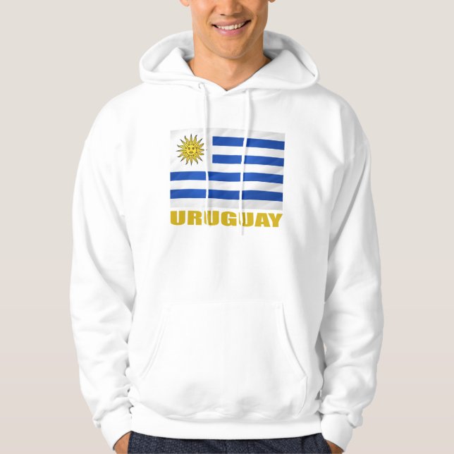 Uruguay Flag Hoodie (Front)