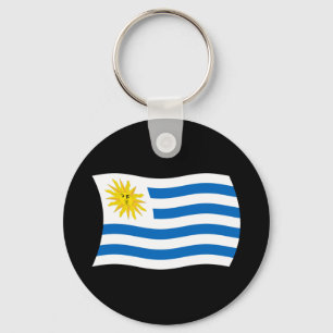 Uruguay Flag Keychain