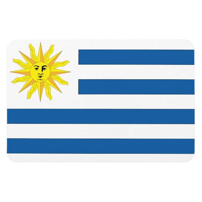 Uruguay Flag Magnet (Horizontal)