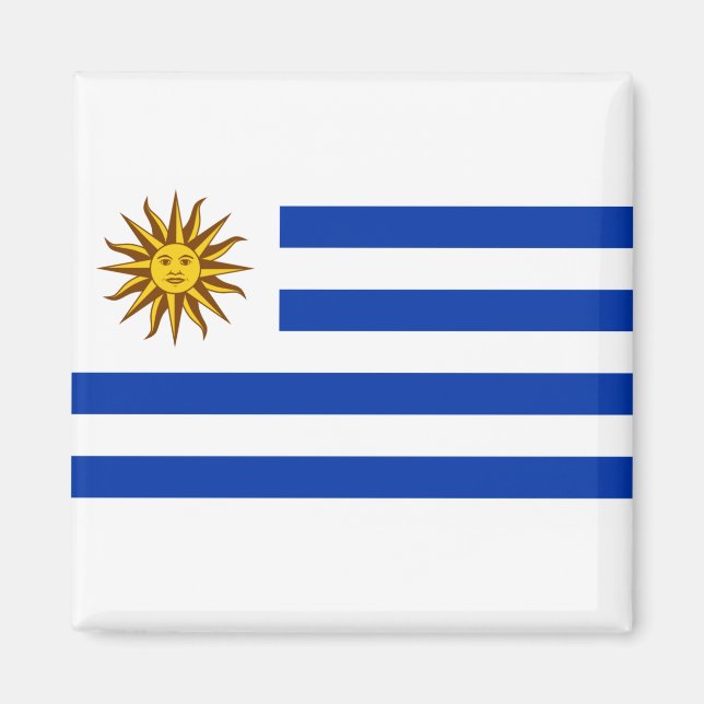 Uruguay Flag Magnet (Front)
