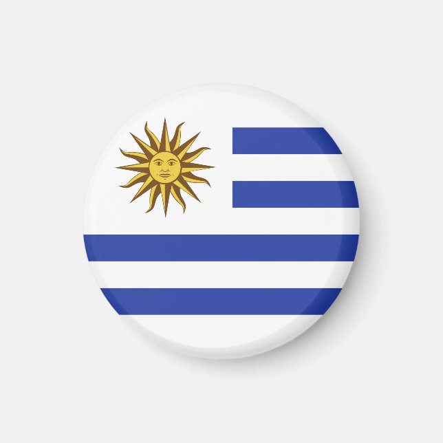 Uruguay flag magnet (Front)