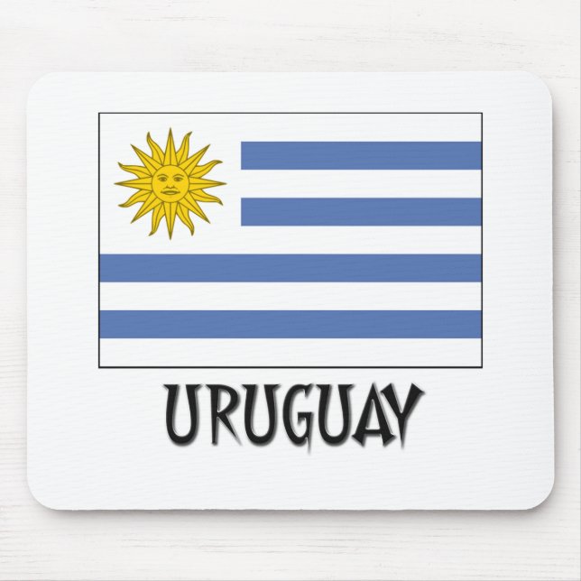 Uruguay Flag Mouse Pad (Front)