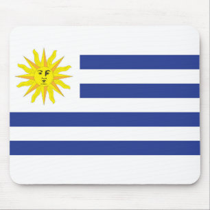 Uruguay Flag Mouse Pad