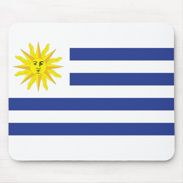 Uruguay Flag Mouse Pad (Front)