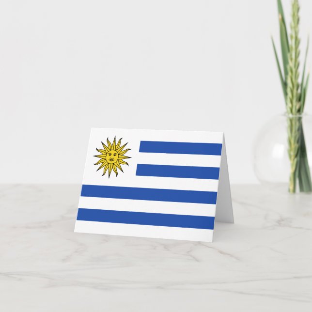 Uruguay Flag Notecard (Front)