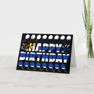 Uruguay Flag Patriotic Birthday Card
