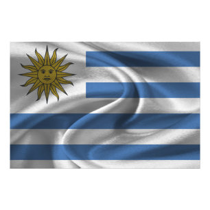 Uruguay Flag Photo Print