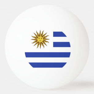 Uruguay flag ping pong ball