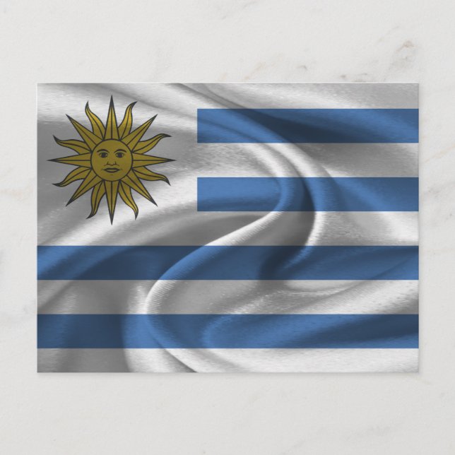 Uruguay Flag Postcard (Front)