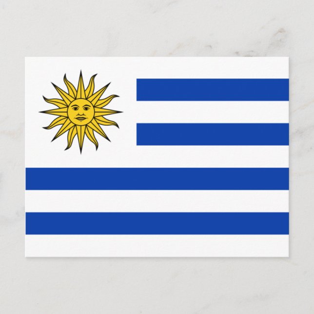 uruguay flag postcard (Front)