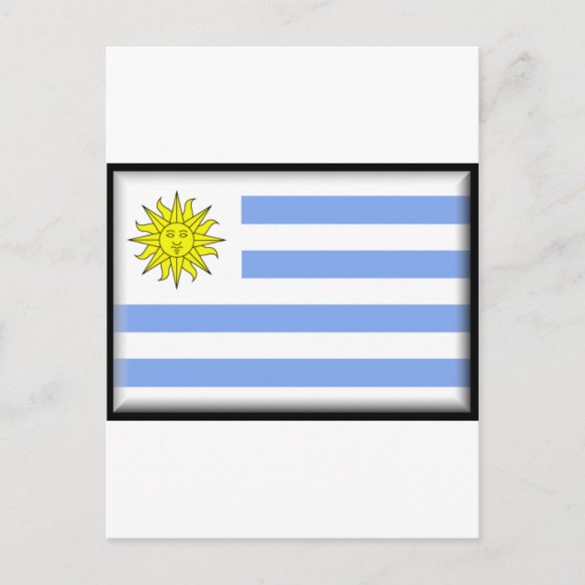 Uruguay Flag Postcard (Front)