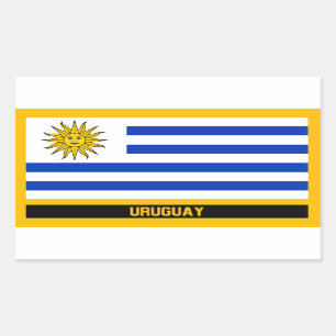 Uruguay Flag Rectangular Sticker