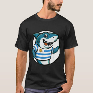 Uruguay Flag Shark Funny Uruguayan T-Shirt
