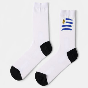 Uruguay flag socks