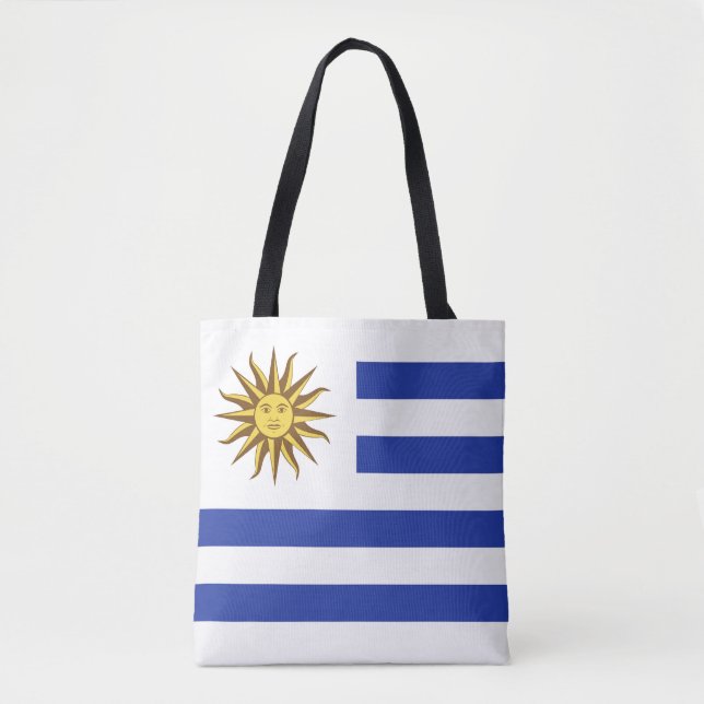 Uruguay flag tote bag (Front)