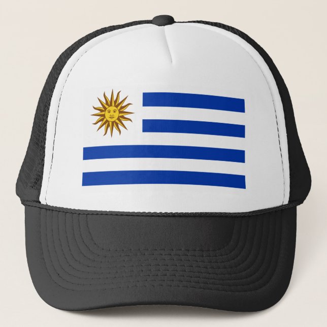 Uruguay Flag Trucker Hat (Front)