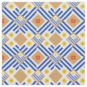 Uruguay Flag & Uruguay Trendy Fabric fashion