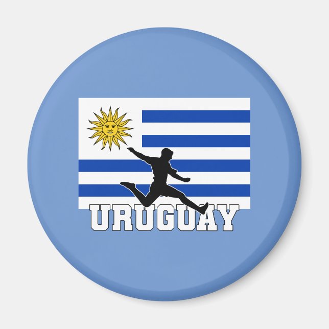 Uruguay Football Soccer National Team Magnet (Front)