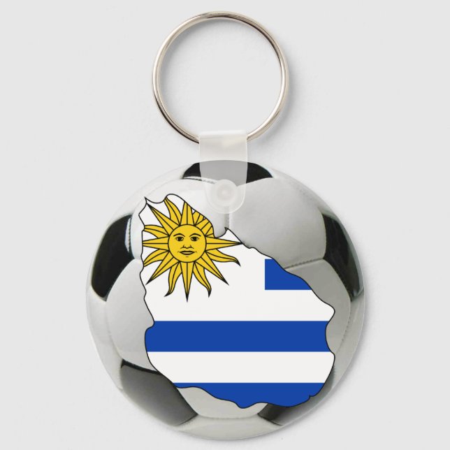 Uruguay futbol key ring (Front)