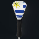 Uruguay glossy flag golf head cover<br><div class="desc">Uruguayan modern polished pattern flag</div>