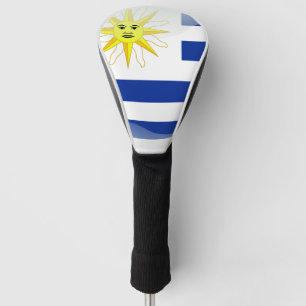 Uruguay glossy flag golf head cover