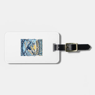 Uruguay Goal Mode Skeleton Striker Nations Dynamic Luggage Tag