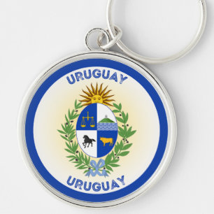 Uruguay Heritage Emblem Key Ring